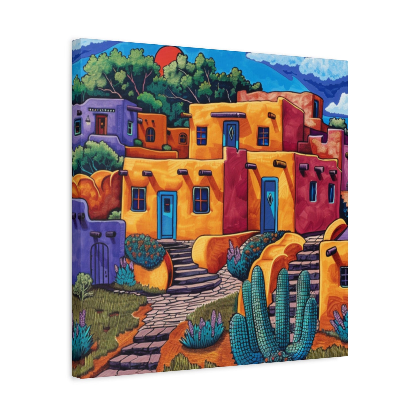 Canvas Print - Santa Fe Pueblo 22