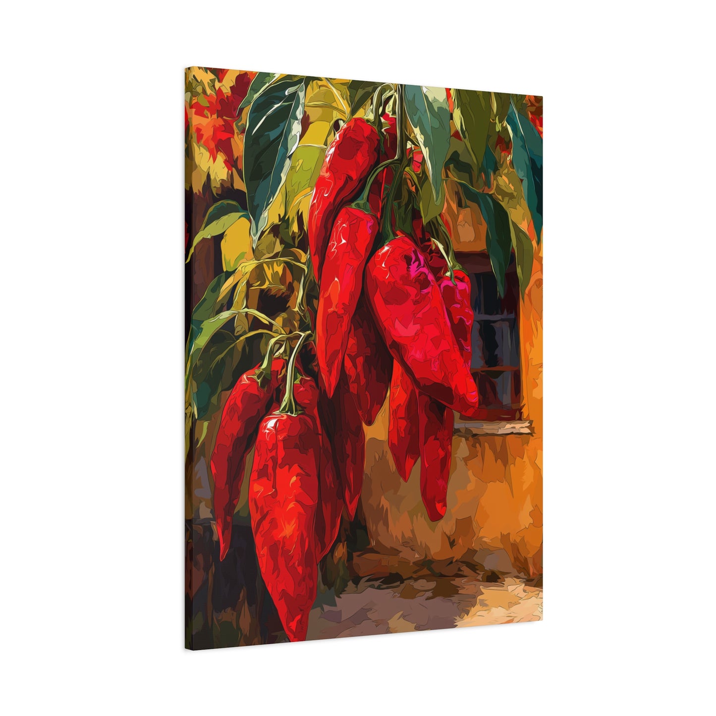 Canvas Wall Art - Red Chiles Casa Design