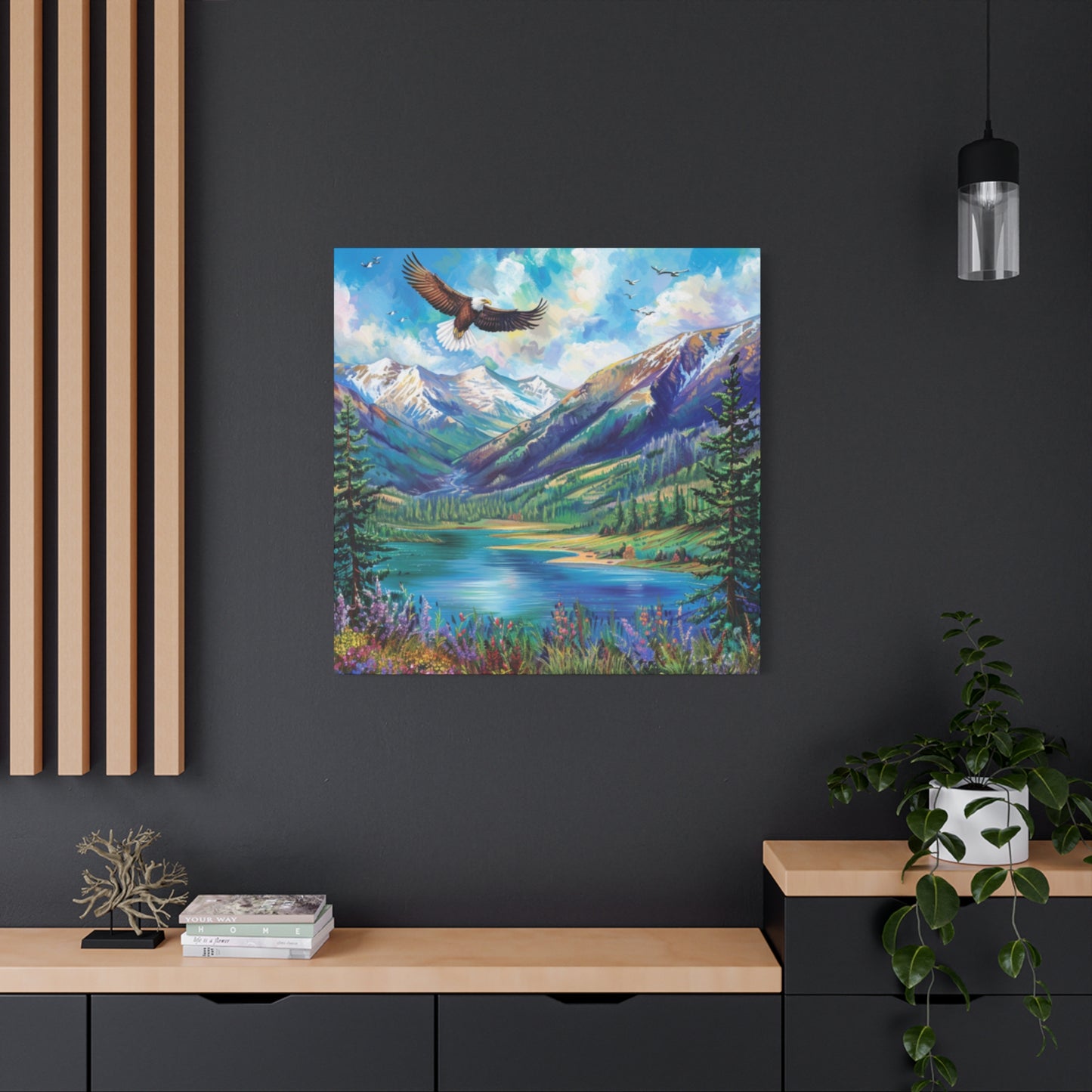 Canvas Print Beautiful Lake Vallecito