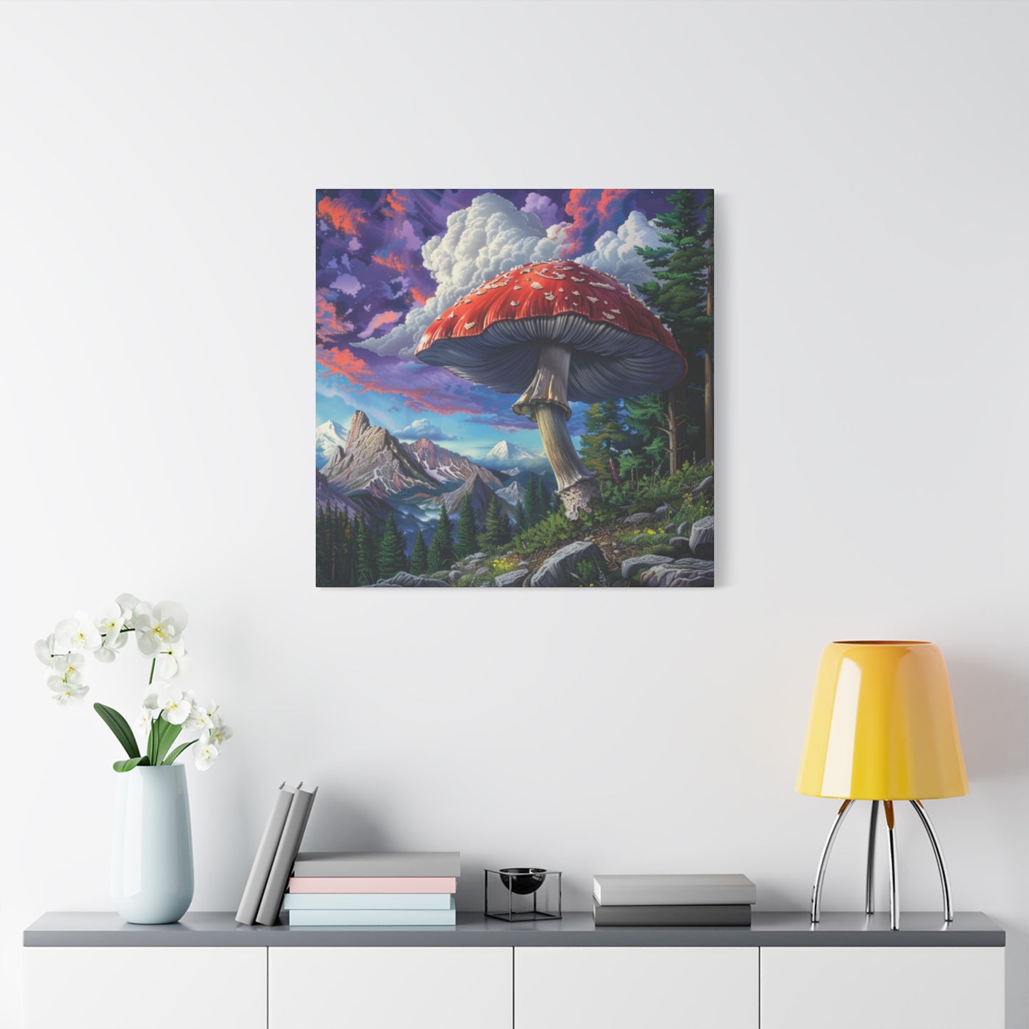 Canvas Print - Big Red Mushroom
