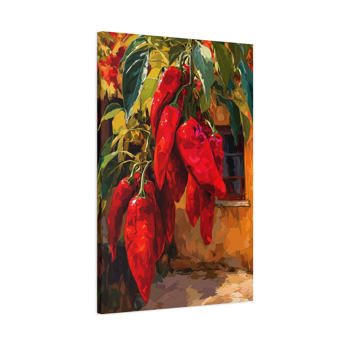 Canvas Wall Art - Red Chiles Casa Design