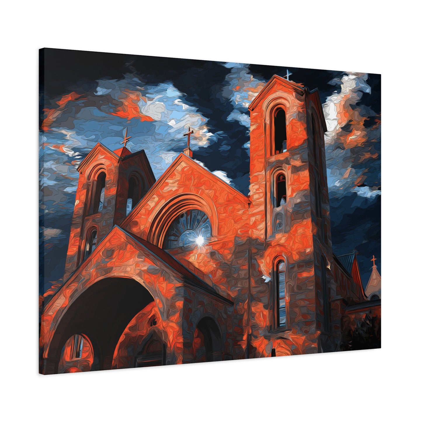Canvas Print - Church at Night