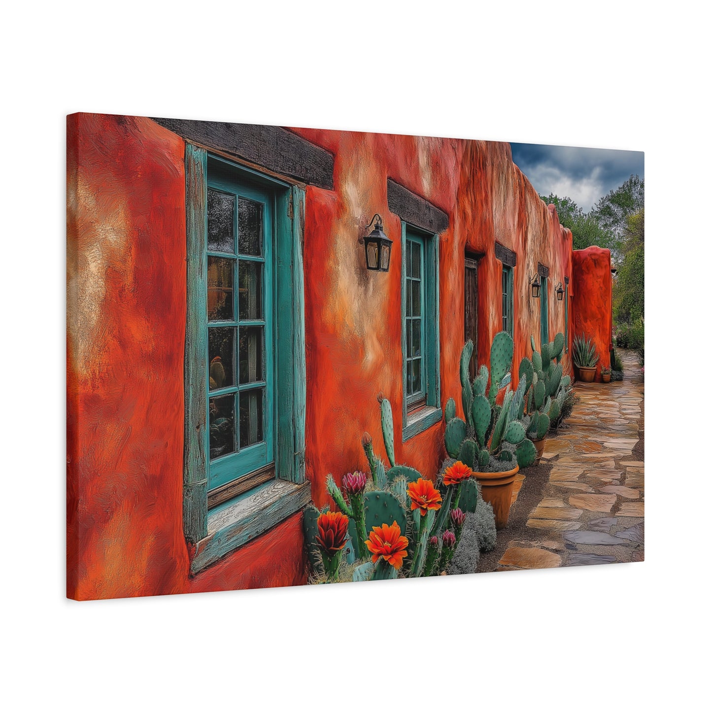 Canvas Print - NM Side Street, Matte Stretched 1 25"