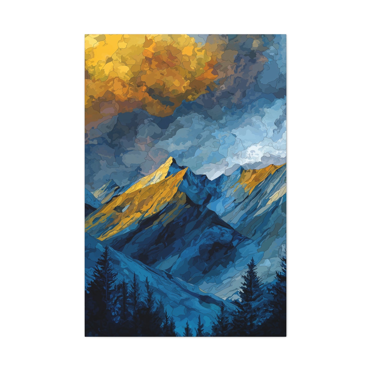 Canvas Print Rockies Gold Brillance #4