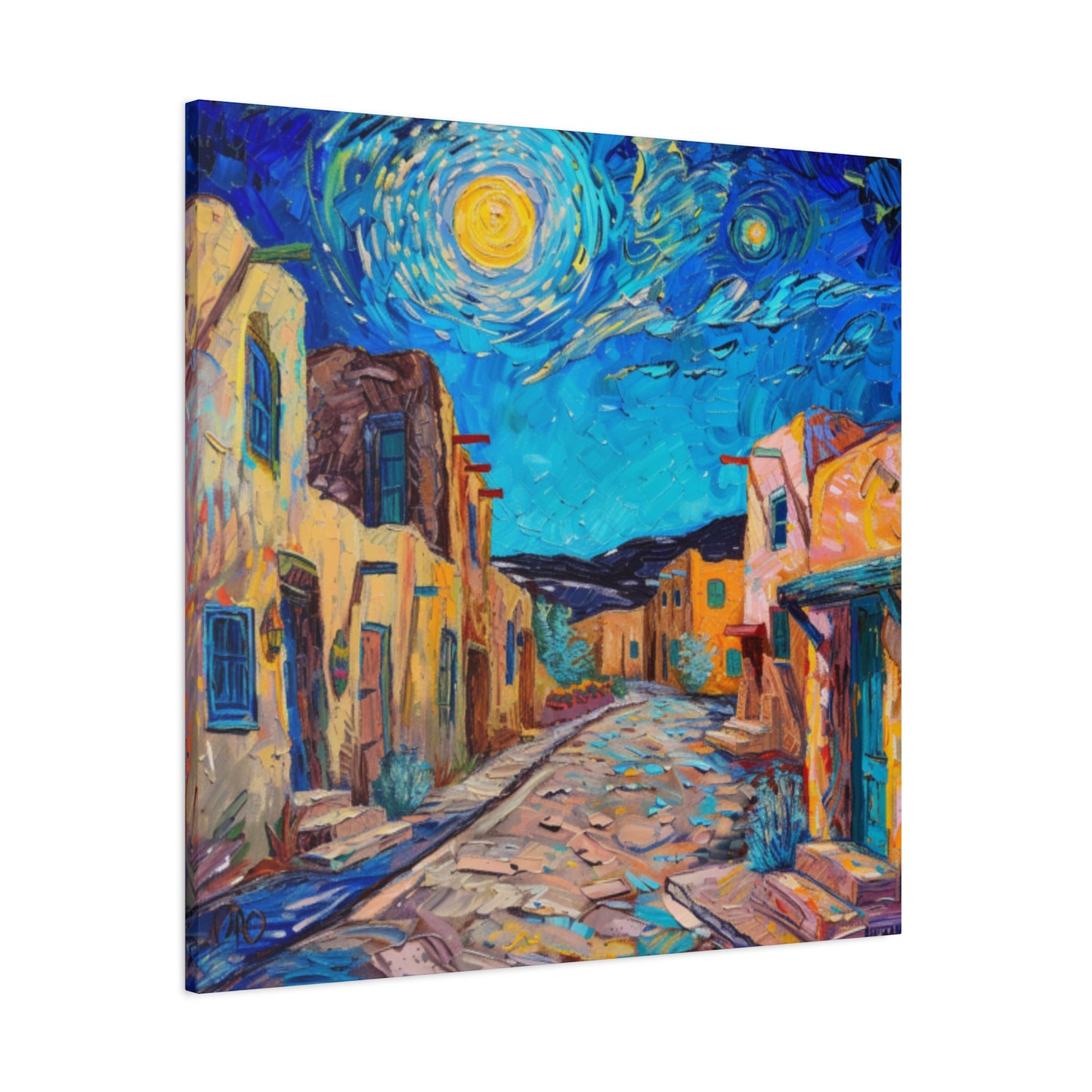 Canvas Wall Art - Taos New Moon Design