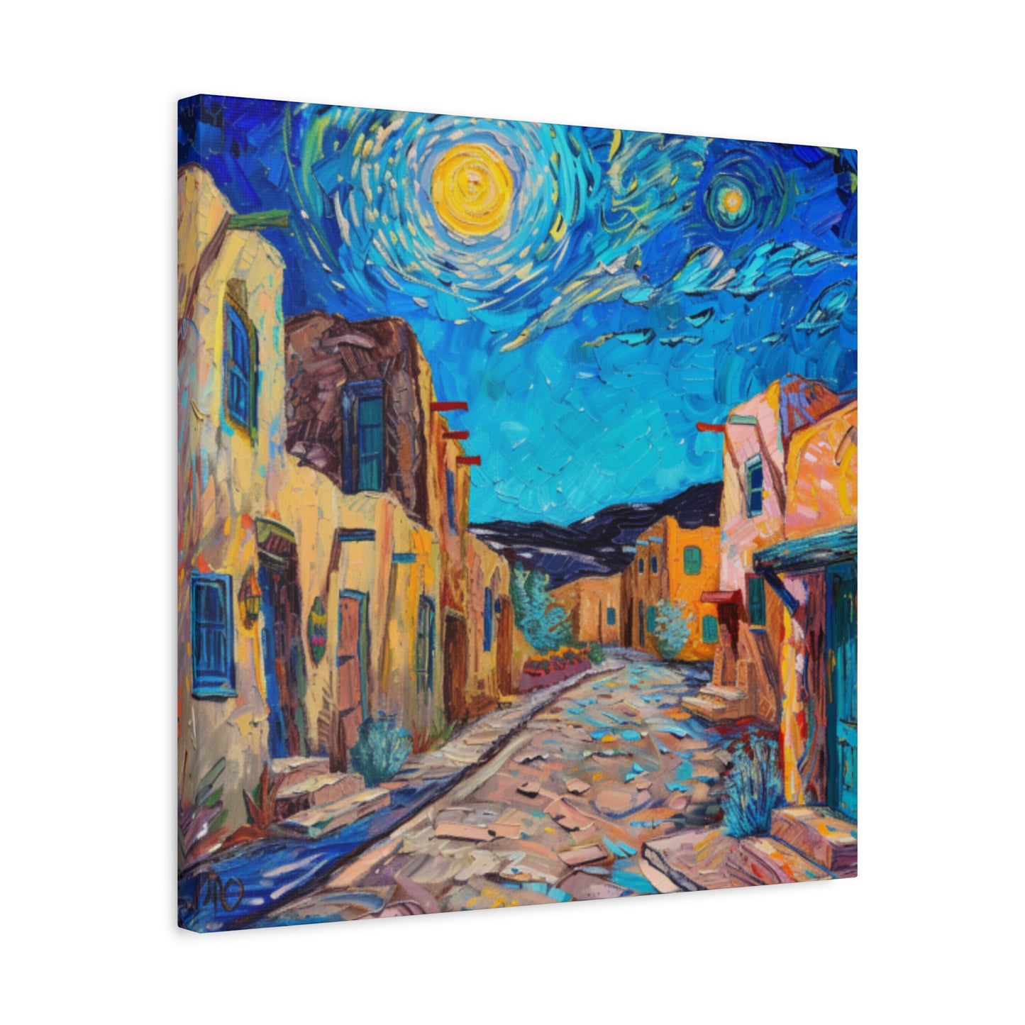 Canvas Wall Art - Taos New Moon Design