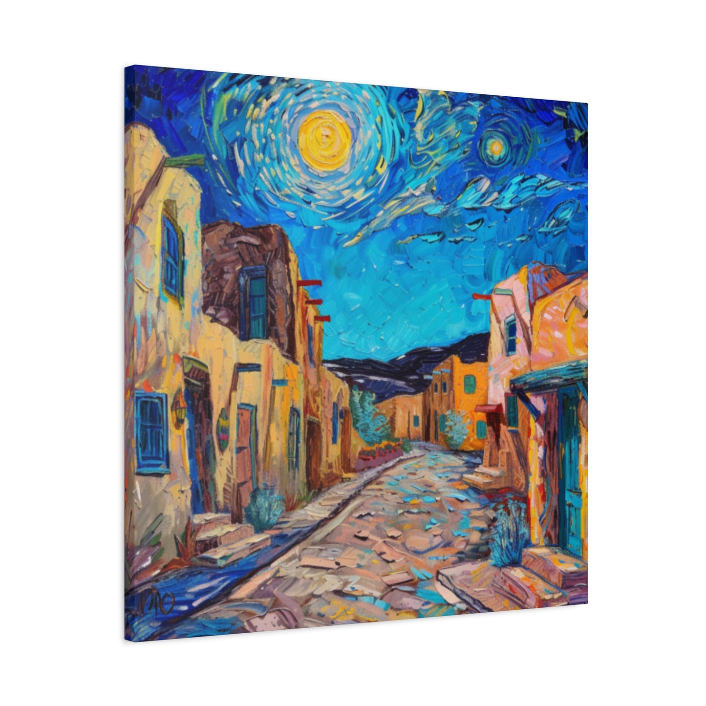 Canvas Wall Art - Taos New Moon Design