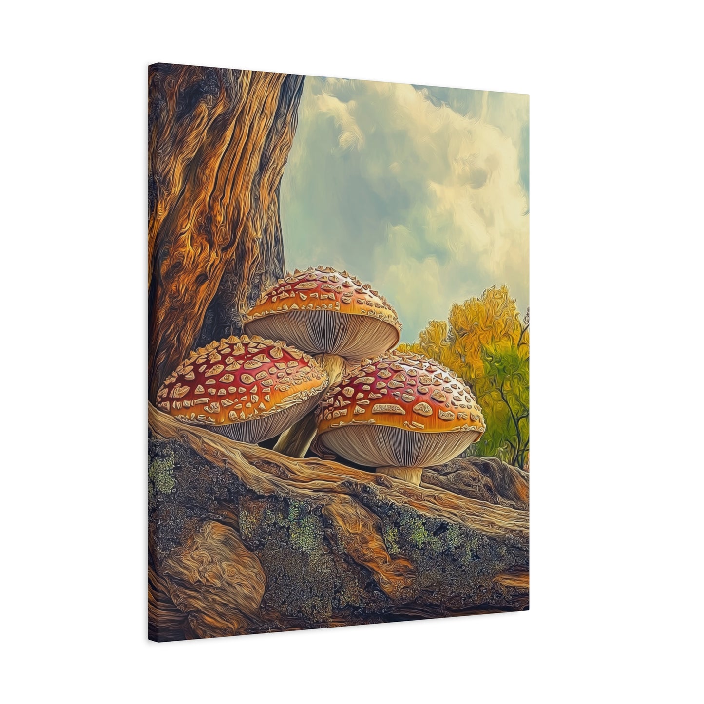 Canvas Print - Red Cap Mushroom Air