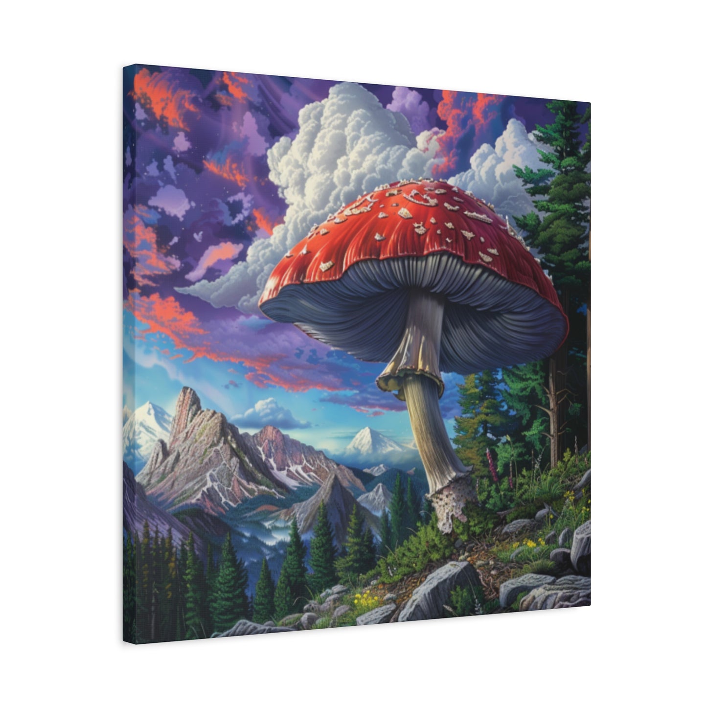 Canvas Print - Big Red Mushroom