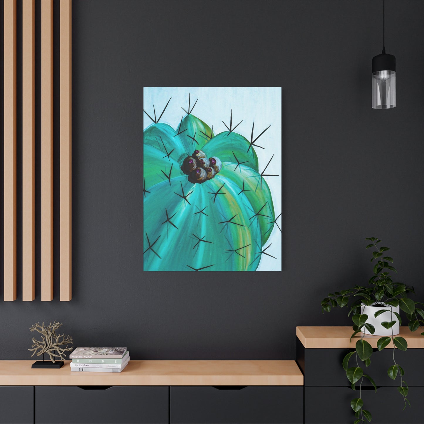 Canvas Print - Barrel Cactus Two