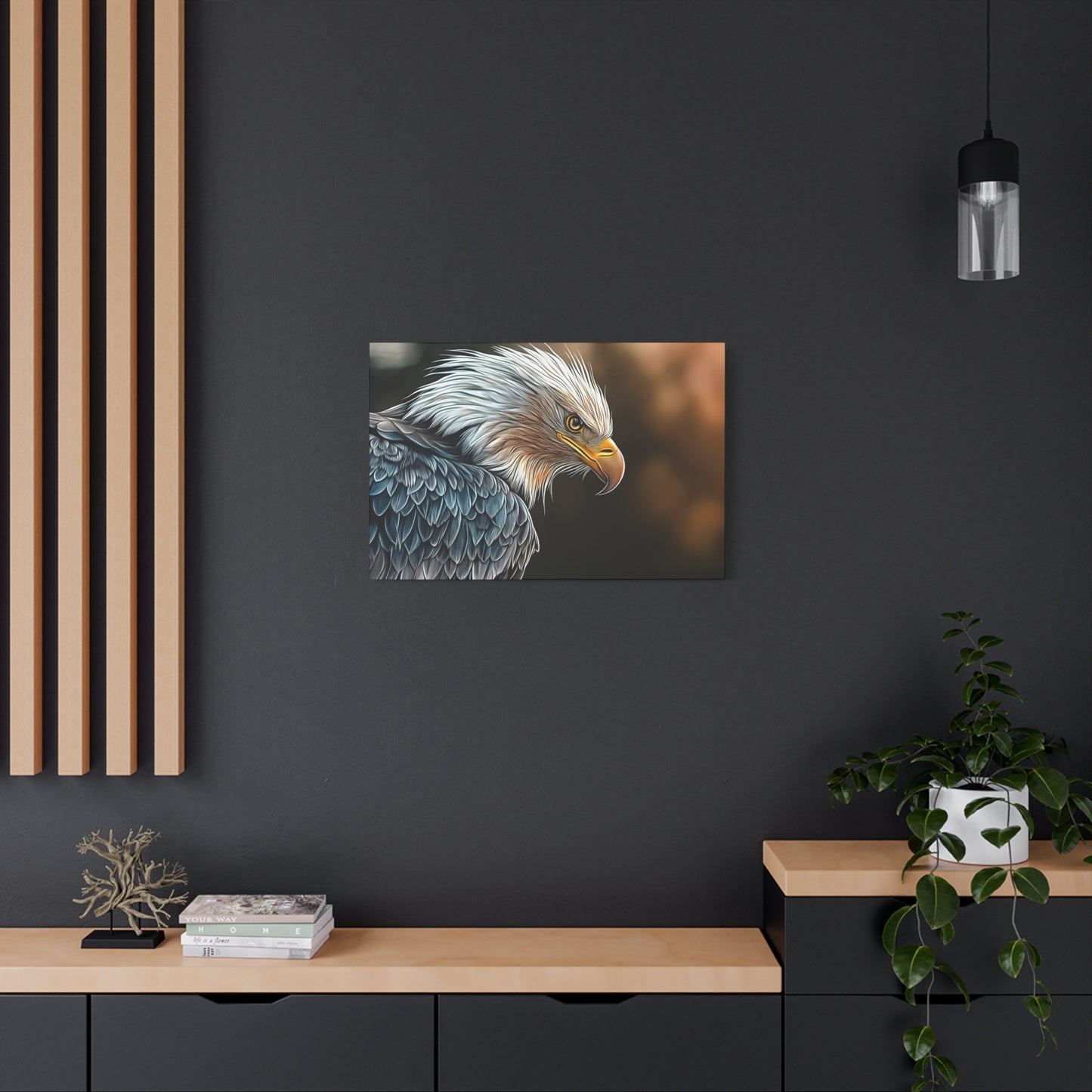 Eagle Art Canvas - Majestic Wildlife Wall Decor