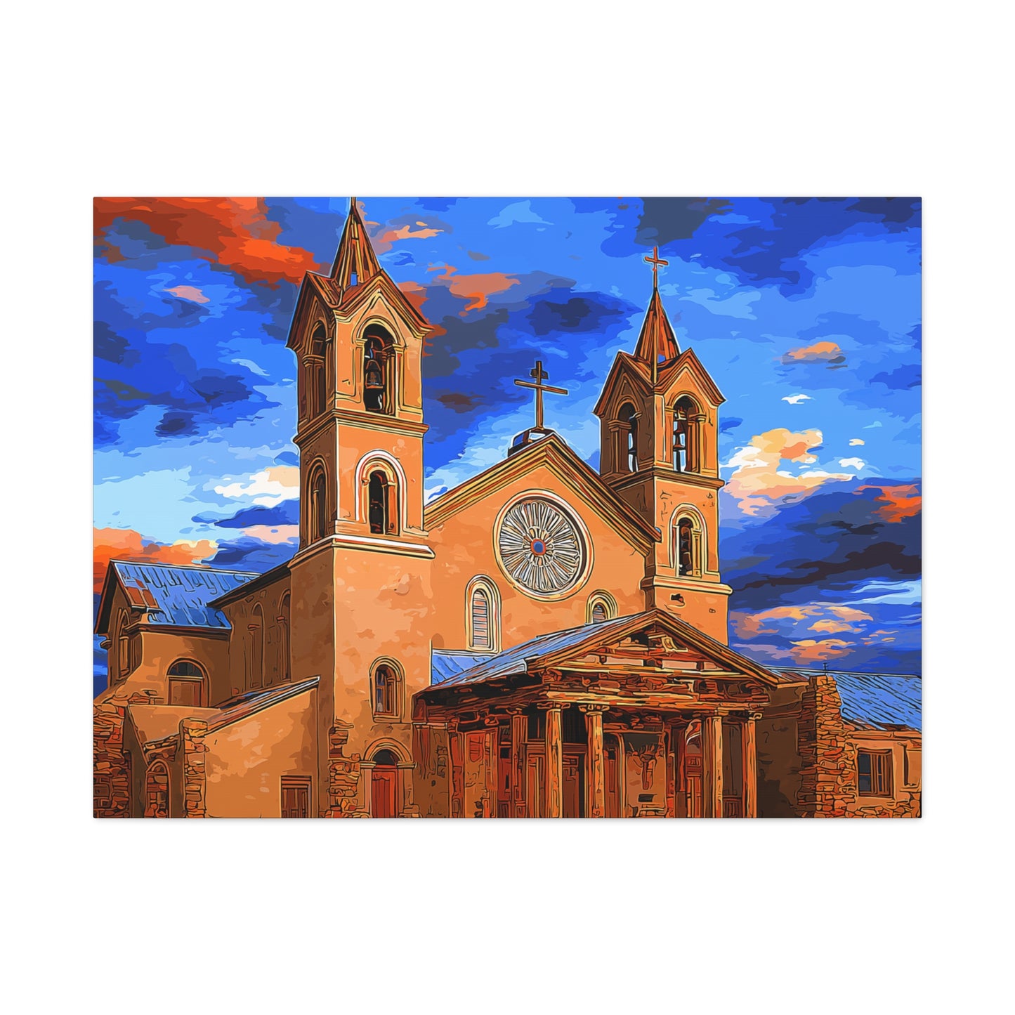 Canvas Print - New Mexico Church 1555