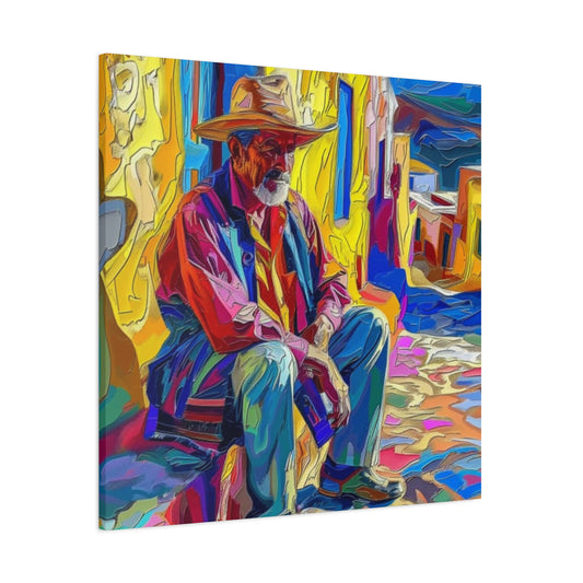 Canvas Wall Art - Man in Street Design
