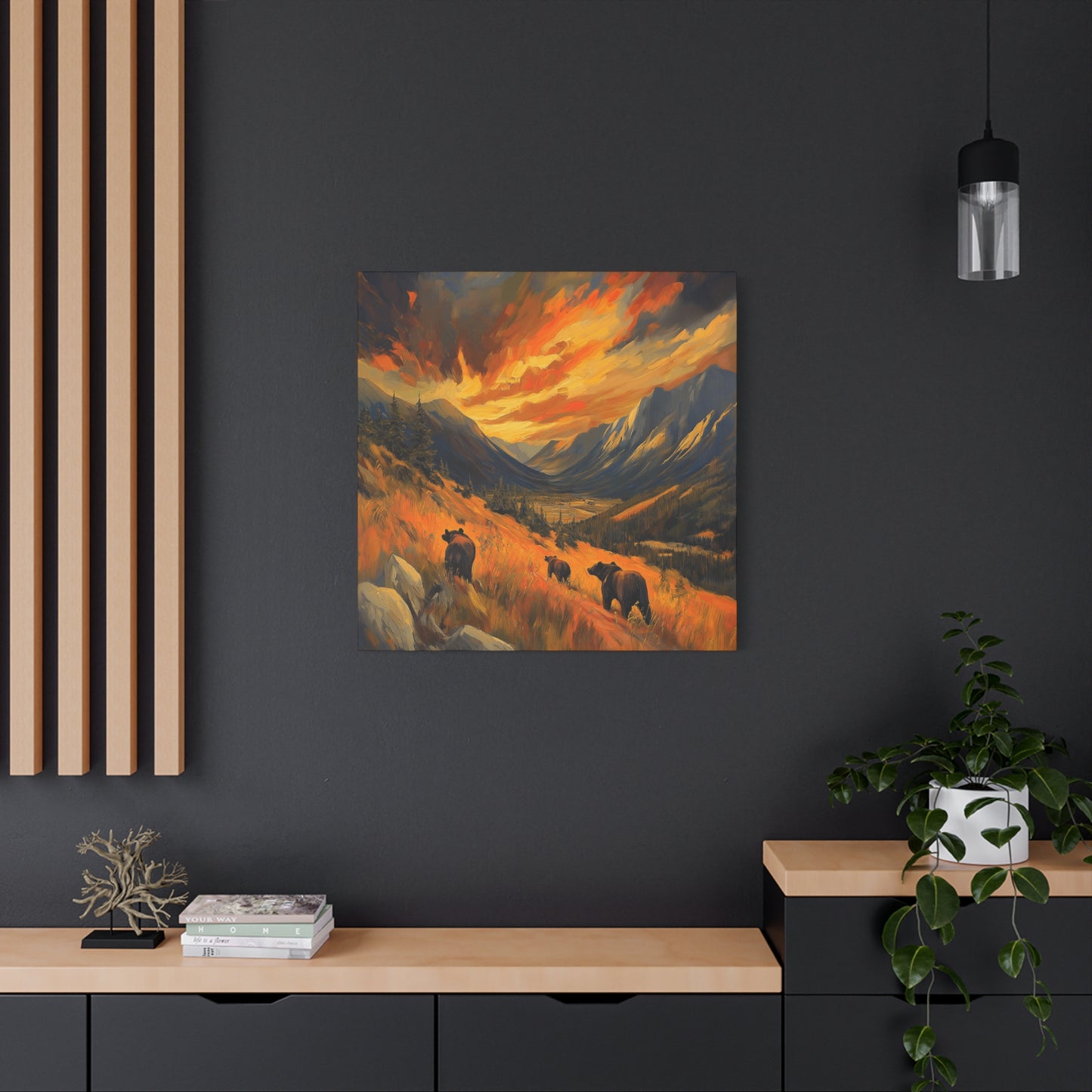 Canvas Print - On the Move Bears