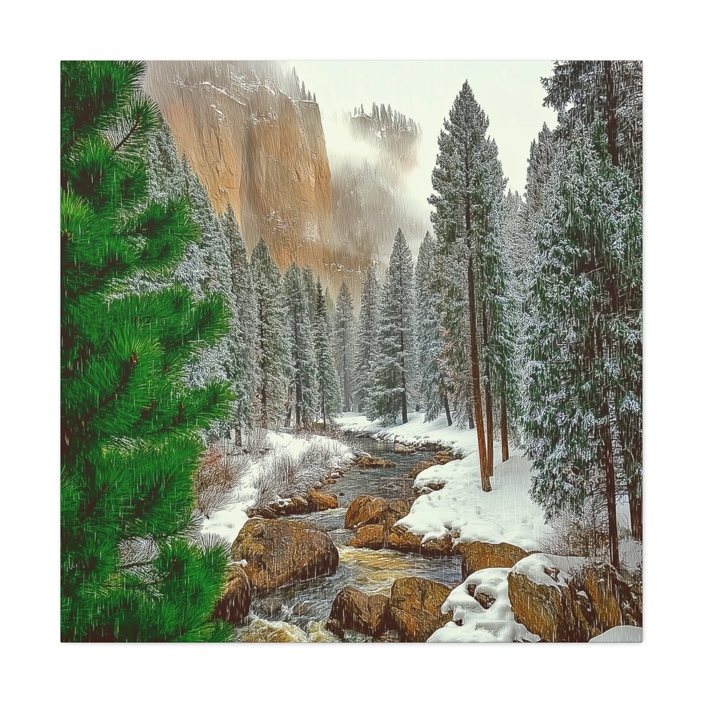 Rockies Winter Creek Nine