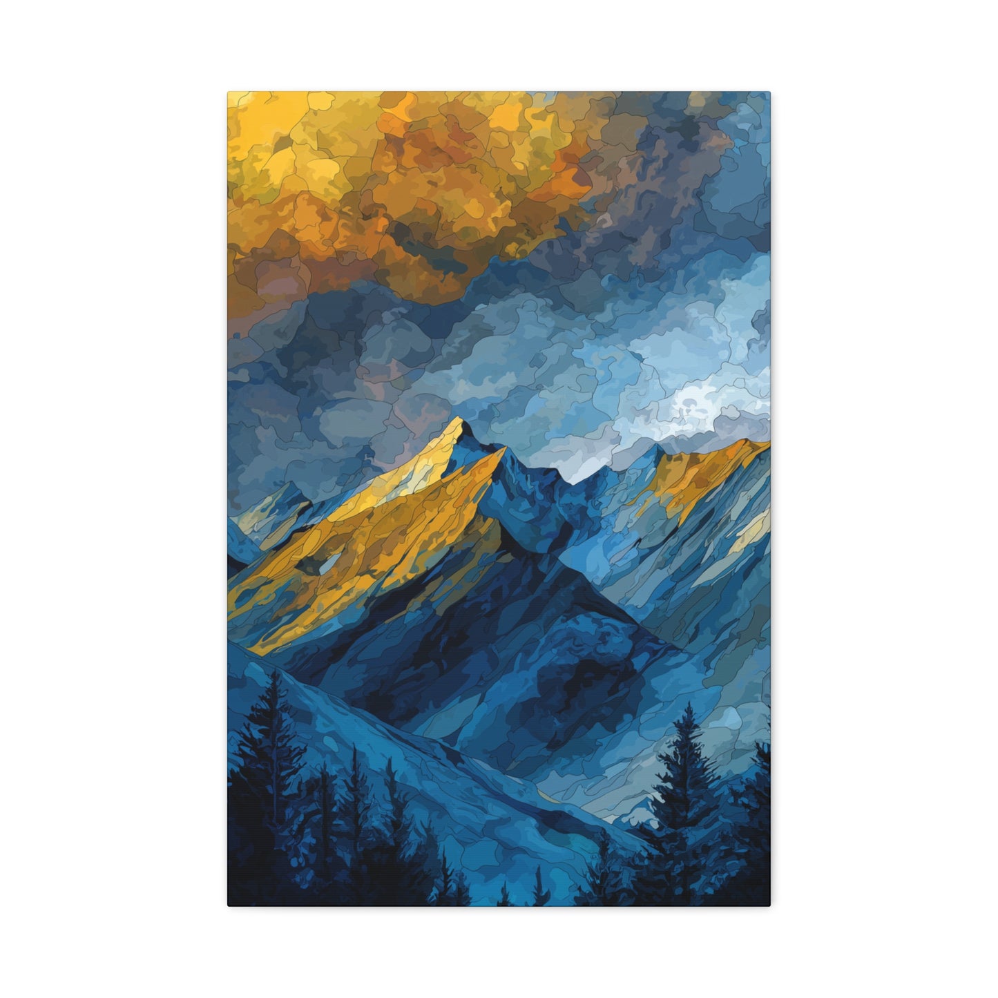 Canvas Print Rockies Gold Brillance #4