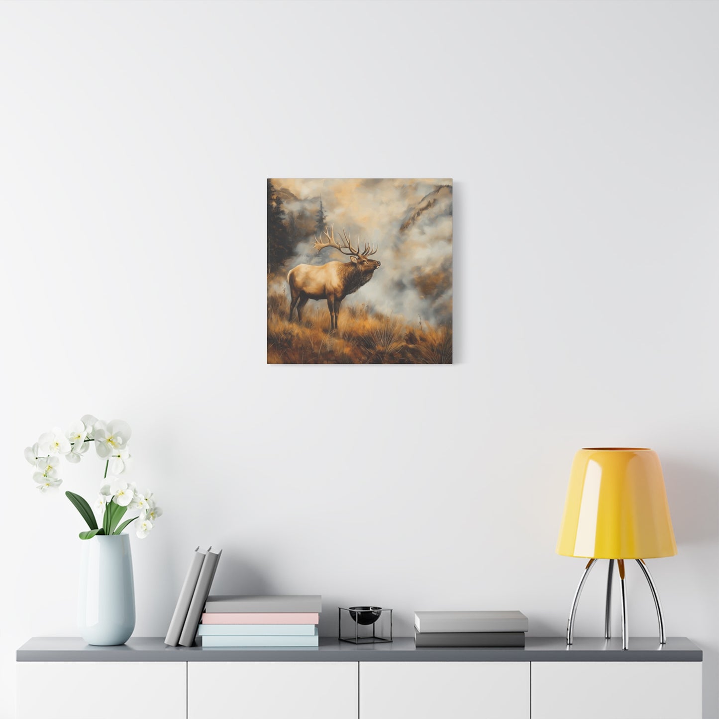 Majestic Elk Canvas Wall Art - Nature Inspired Home Decor