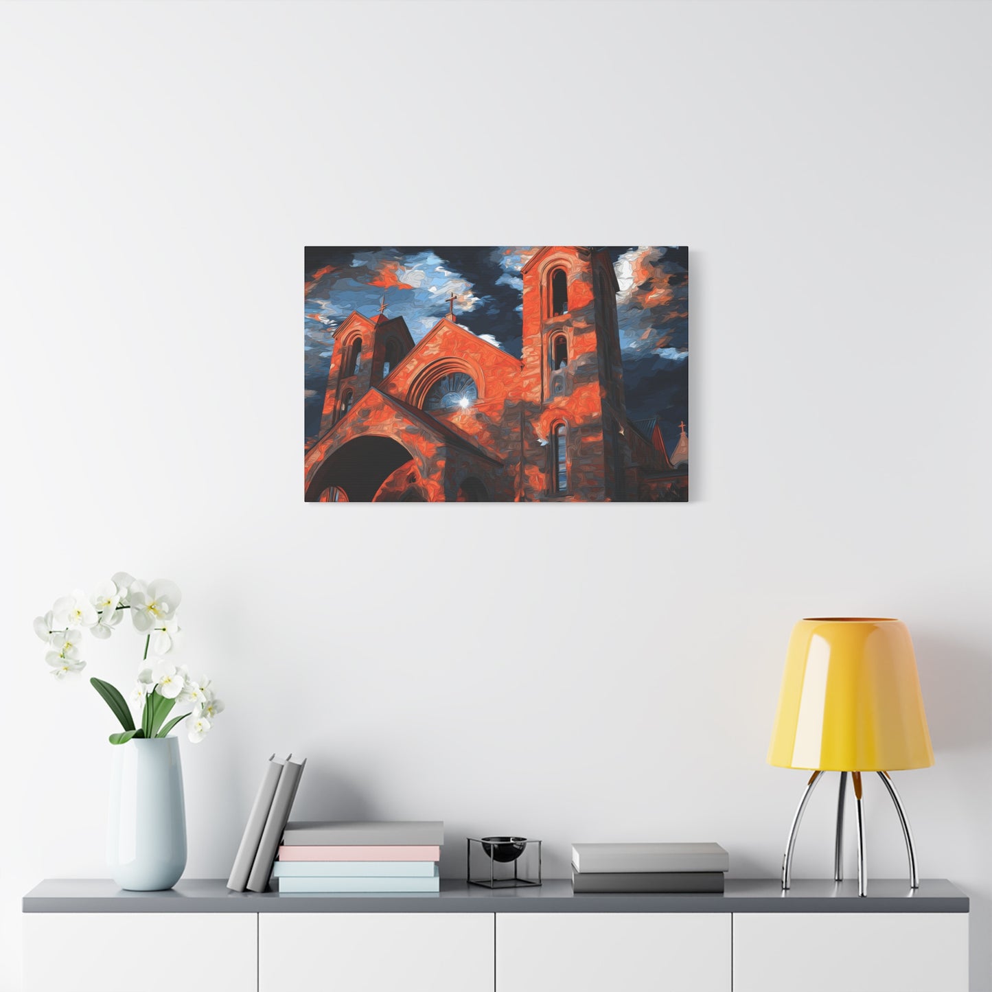 Canvas Print - Church at Night