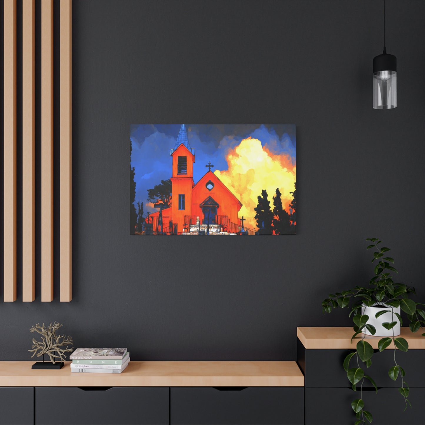 Canvas Print Santa Fe Mission