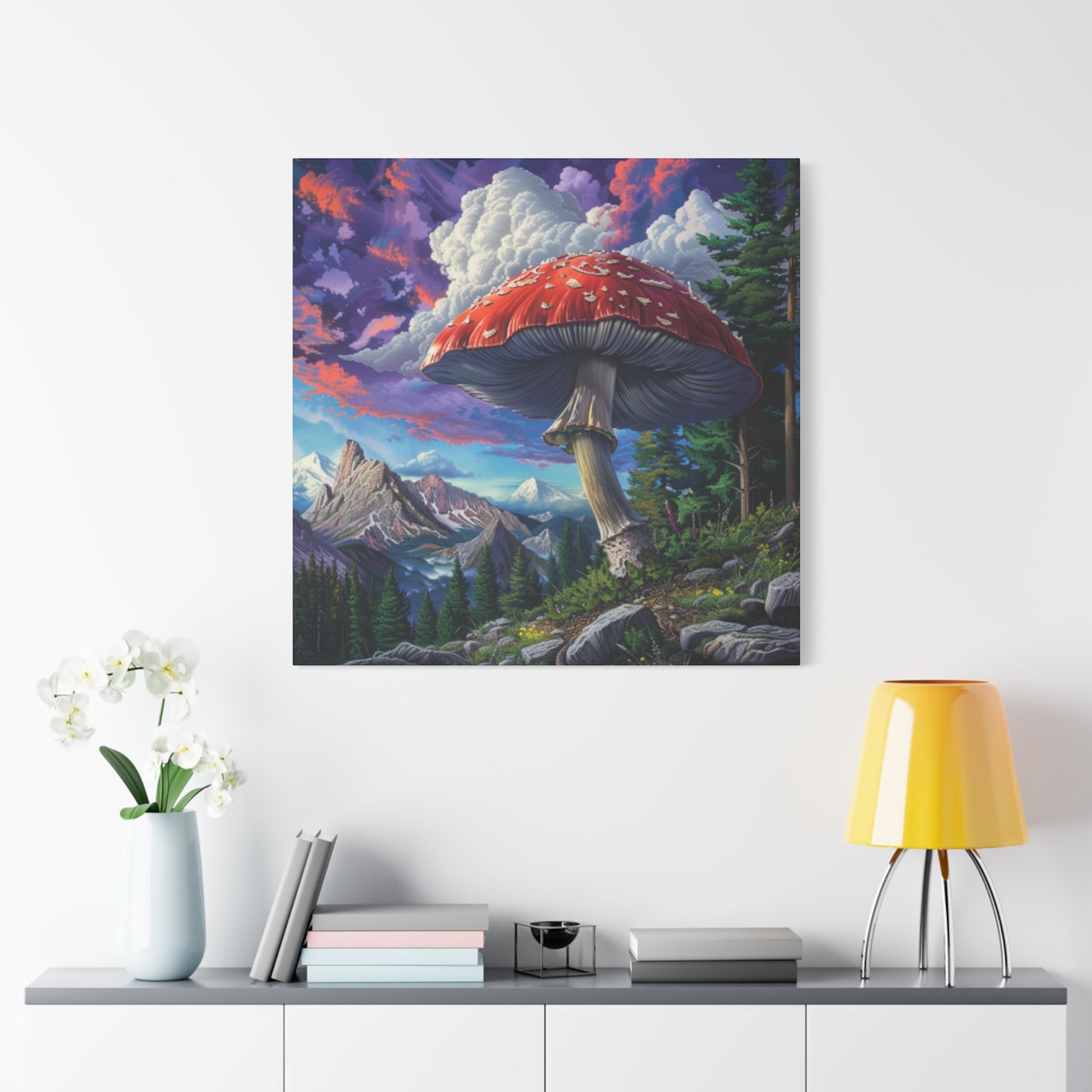 Canvas Print - Big Red Mushroom