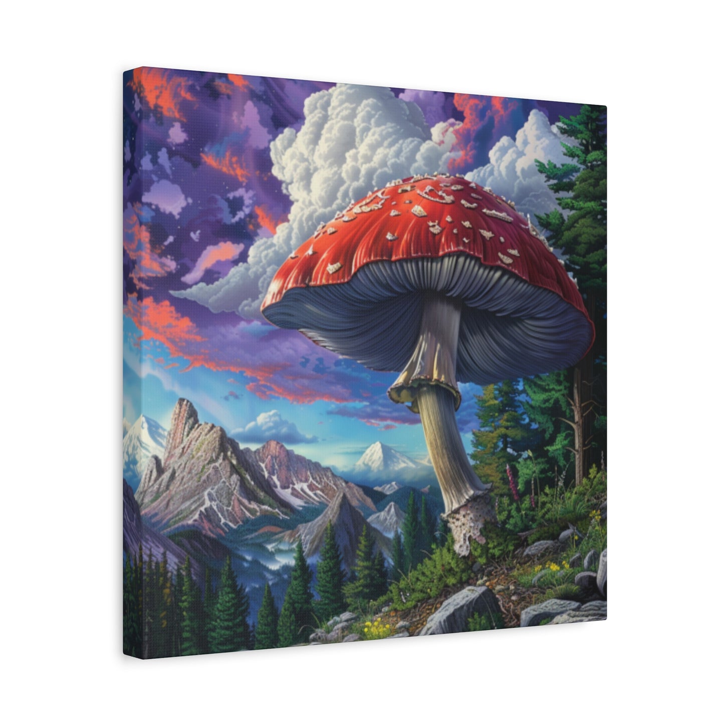 Canvas Print - Big Red Mushroom