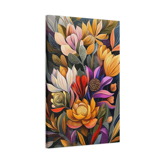 Canvas Art - Amazing Brilliant Flowers