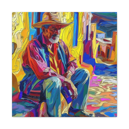Canvas Wall Art - Man in Street Design