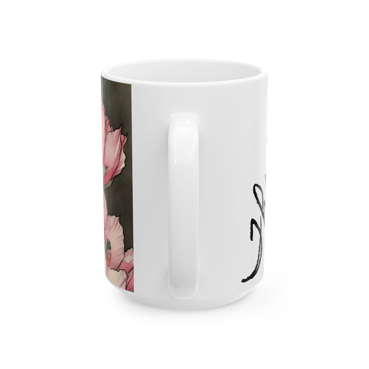 Floral Cactus Ceramic Mug -THRIVE