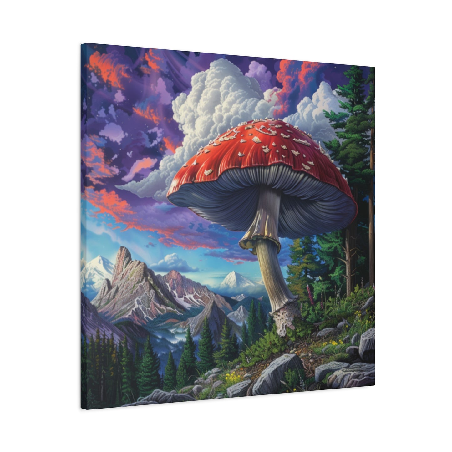 Canvas Print - Big Red Mushroom