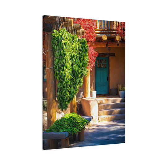 Canvas Wall Art - Green Green Chile Gem