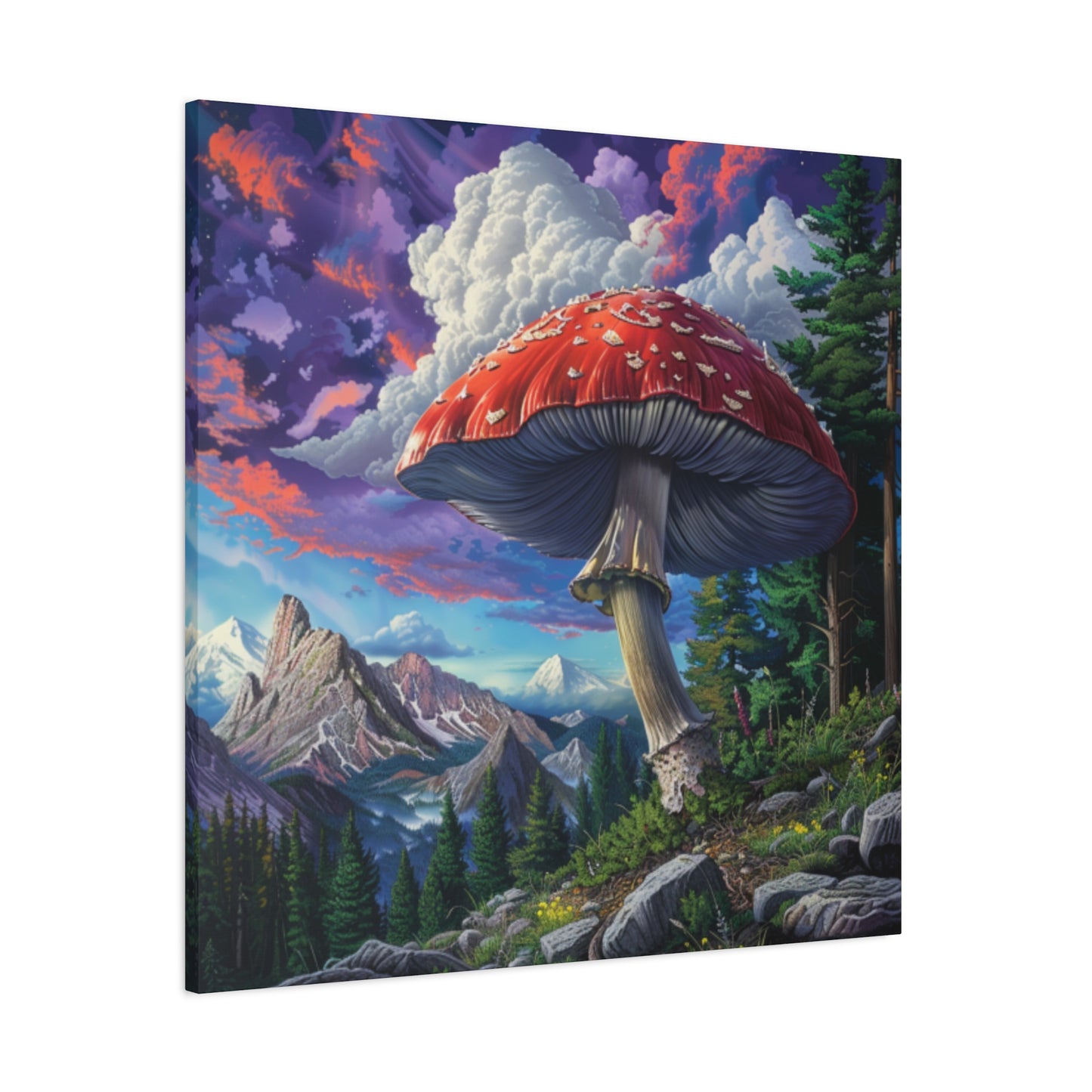 Canvas Print - Big Red Mushroom