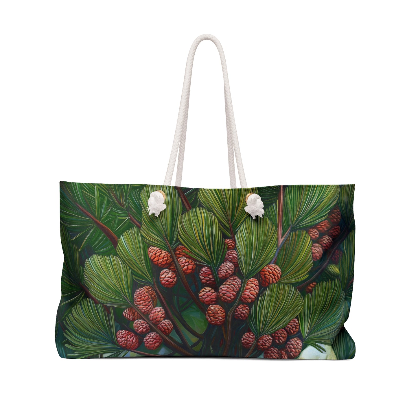 Nature-Inspired Weekender Bag, Ideal for Travel, Beach Days, Holiday Gifts, Eco-Friendly Design, Perfect for Outdoor Lovers