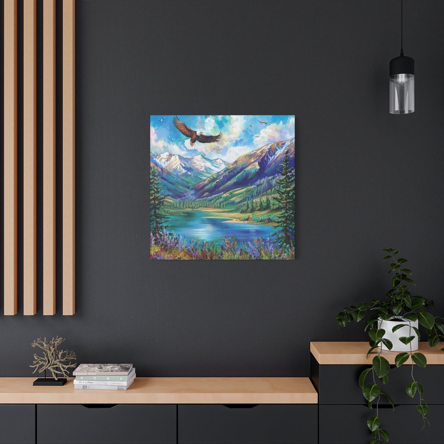 Canvas Print Beautiful Lake Vallecito