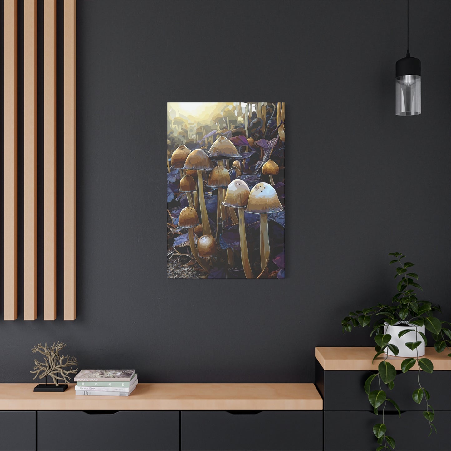 Canvas Print Purple Shades MR 2