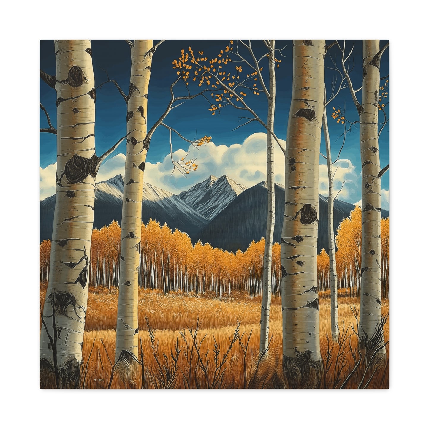 Canvas Print - Rocky Mountain Aspens
