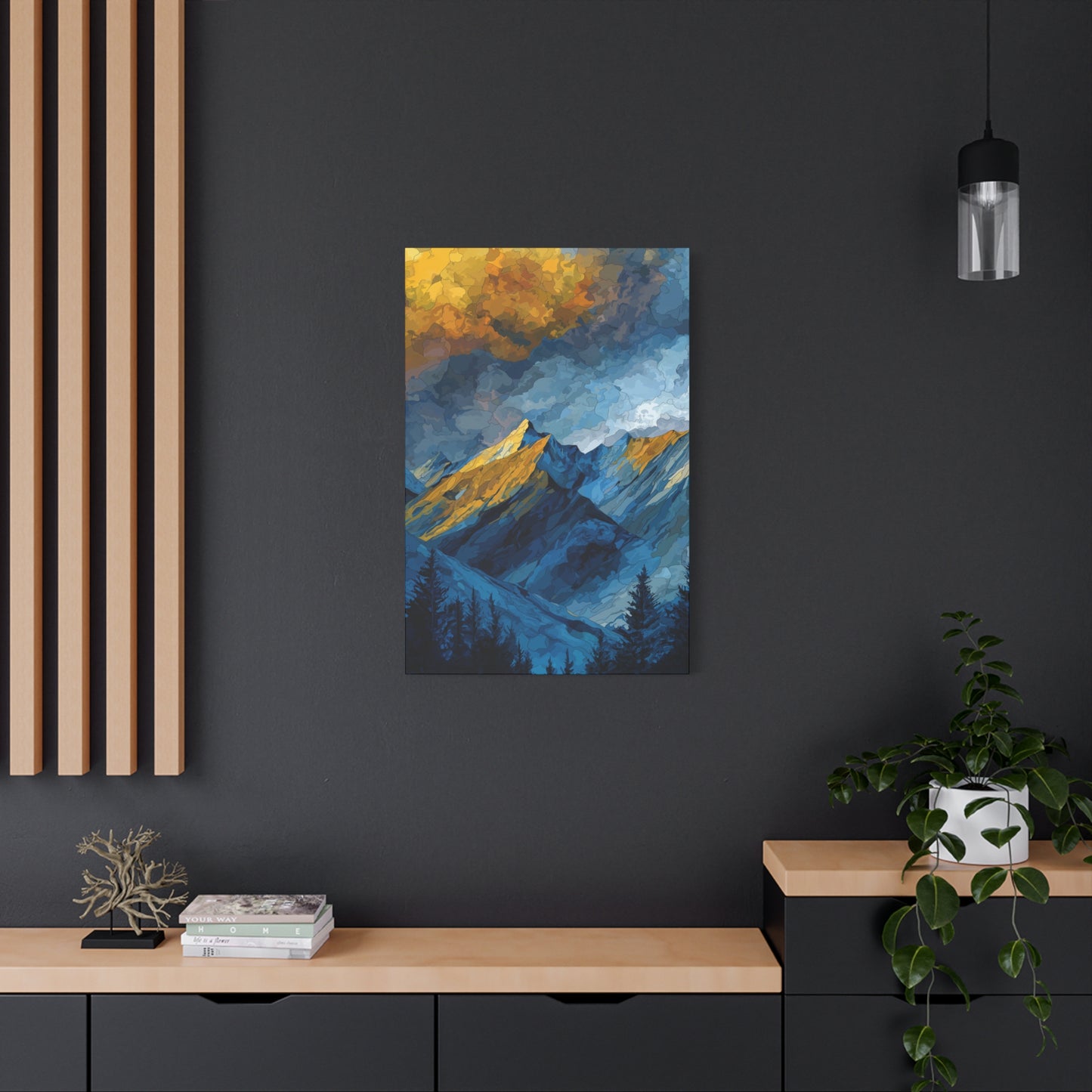 Canvas Print Rockies Gold Brillance #4