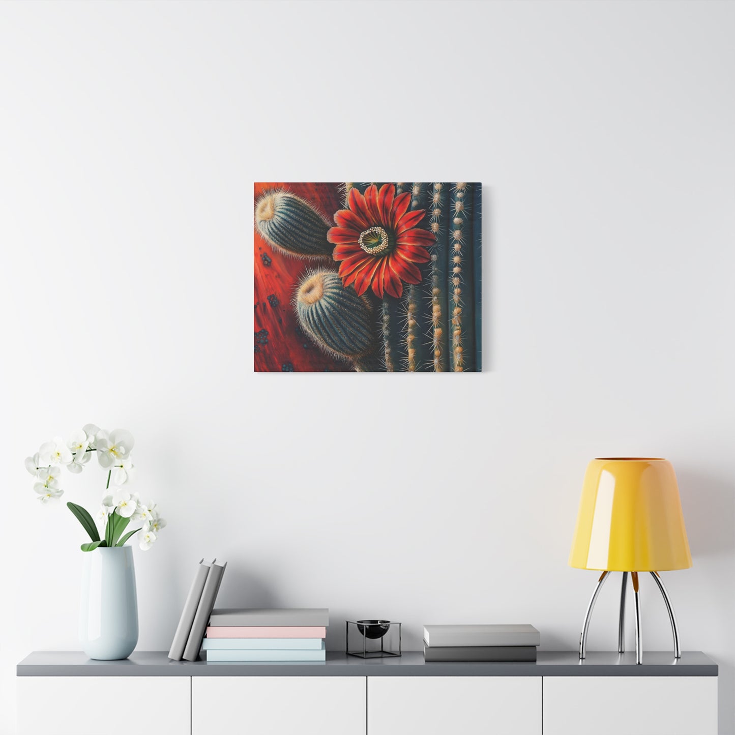 Canvas Print Santa Fe Bold Cactus Flower