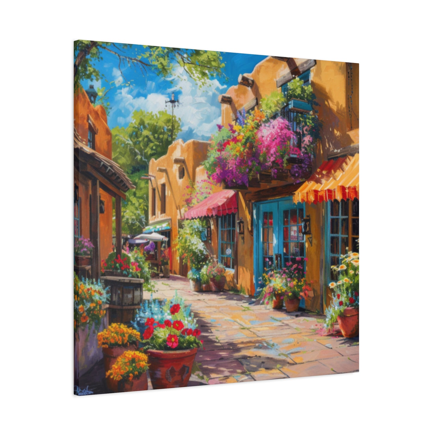 Canvas Print Santa Fe Street