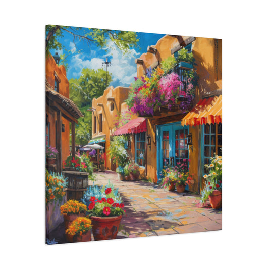 Canvas Print Santa Fe Street