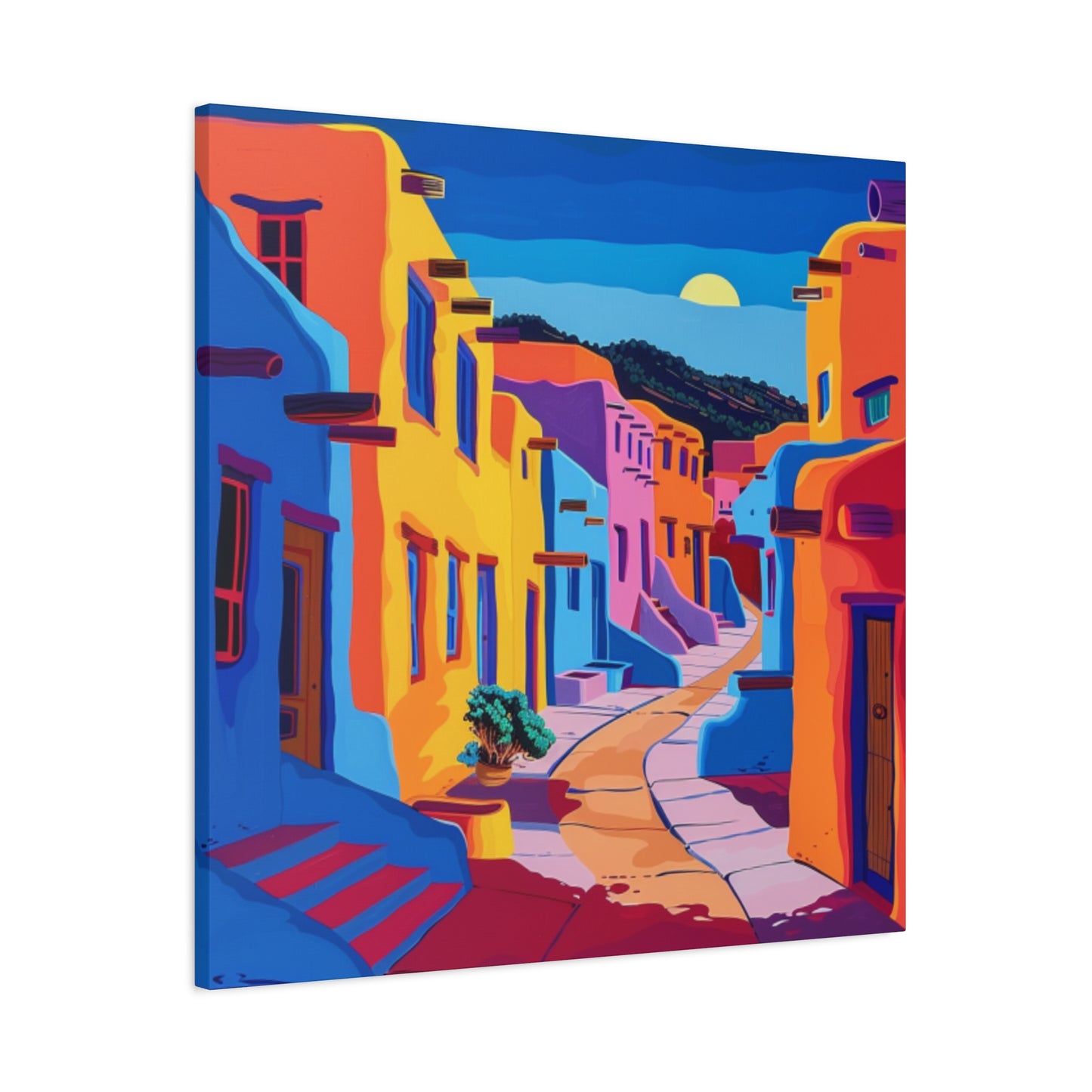 Canvas Wall Art - Santa Fe Street 405