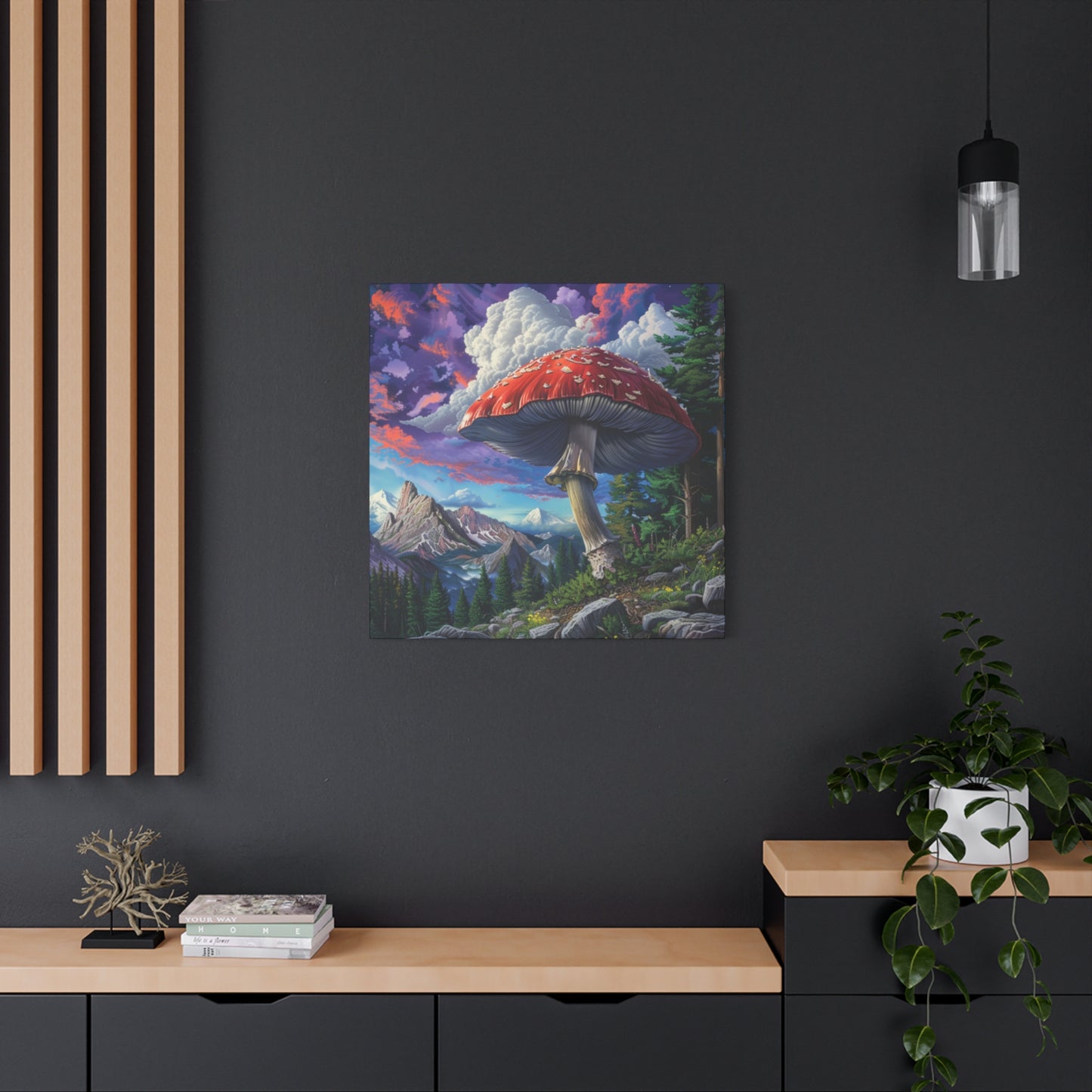 Canvas Print - Big Red Mushroom