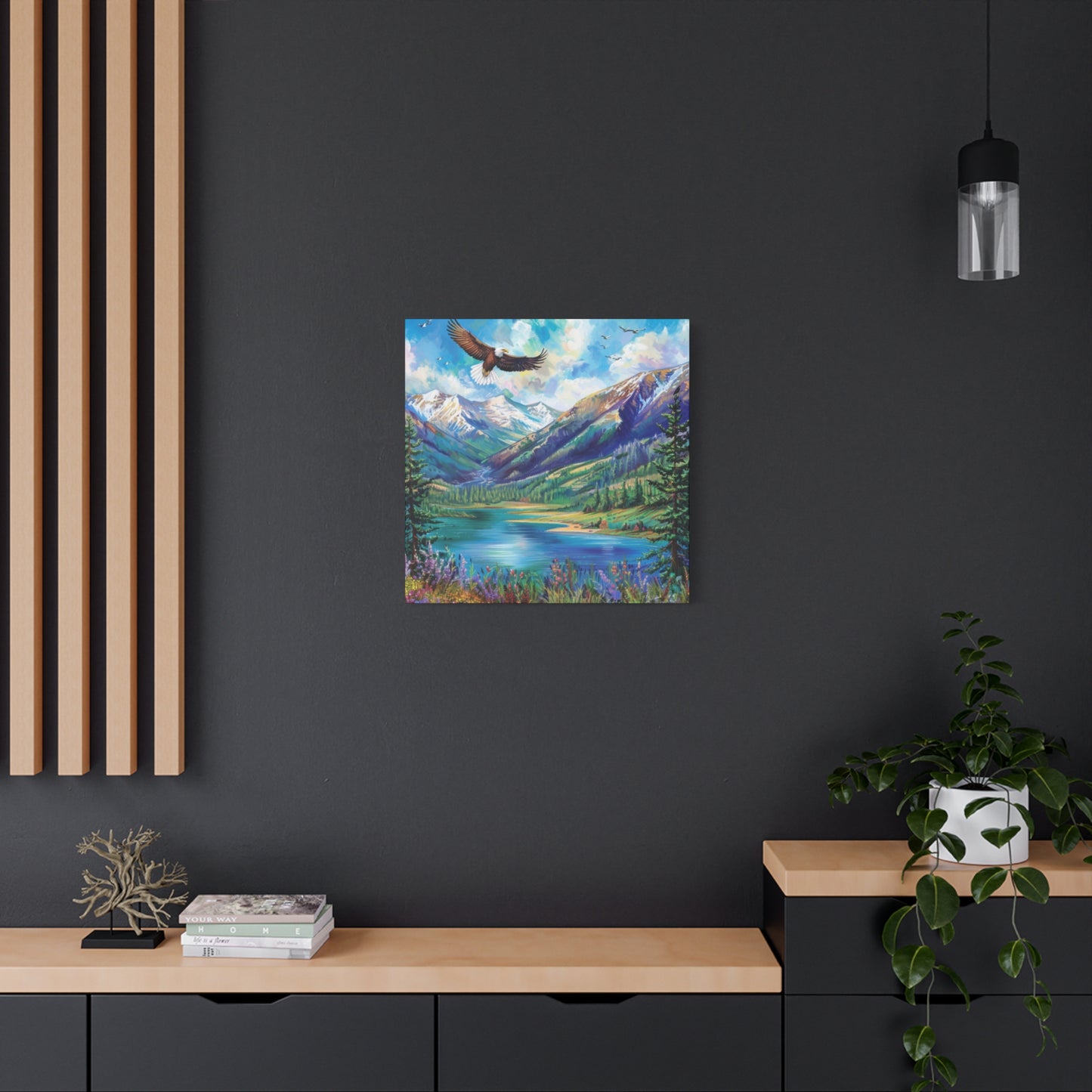 Canvas Print Beautiful Lake Vallecito