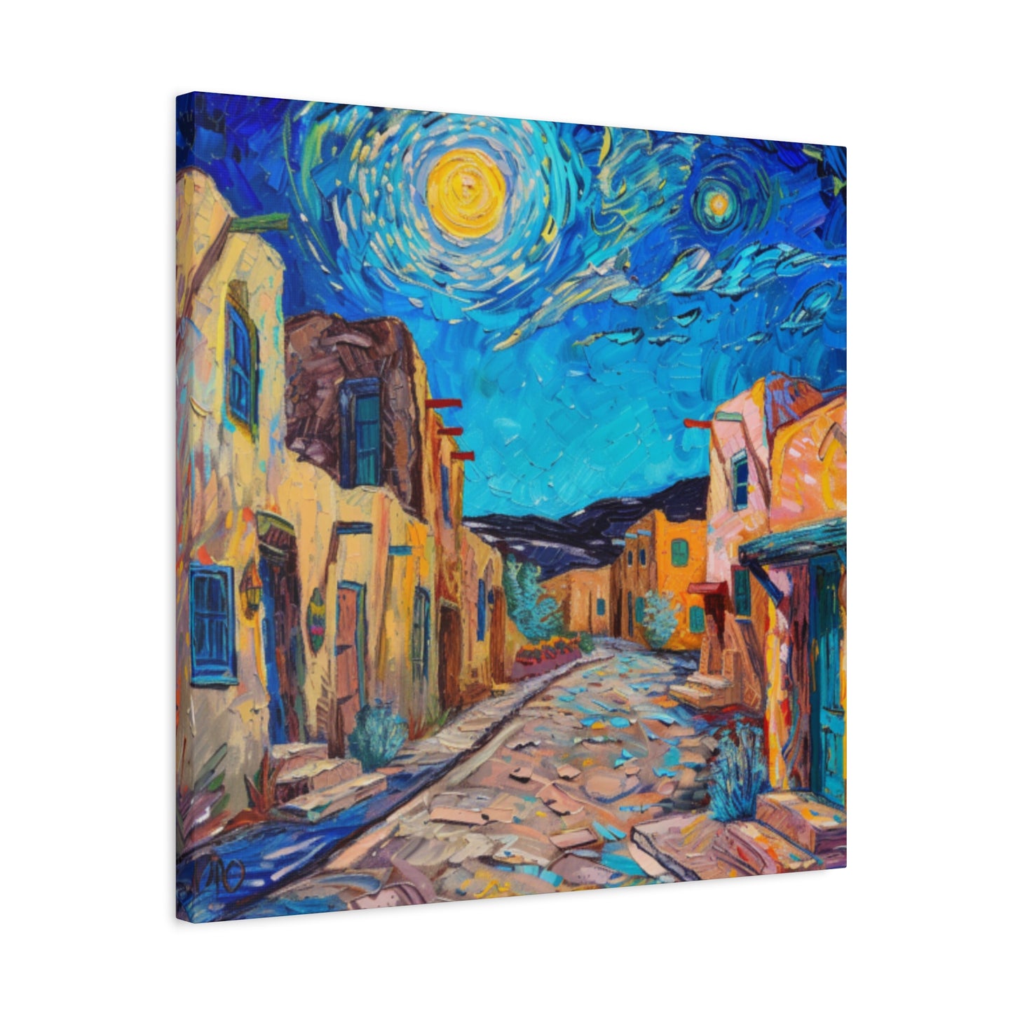 Canvas Wall Art - Taos New Moon Design