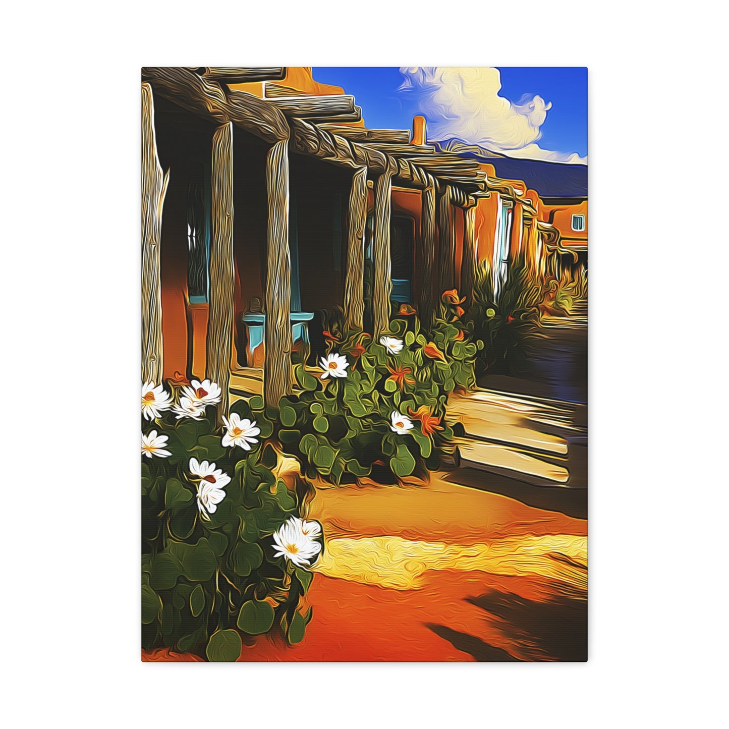 Canvas Wall Art - NM Village 505 Zia