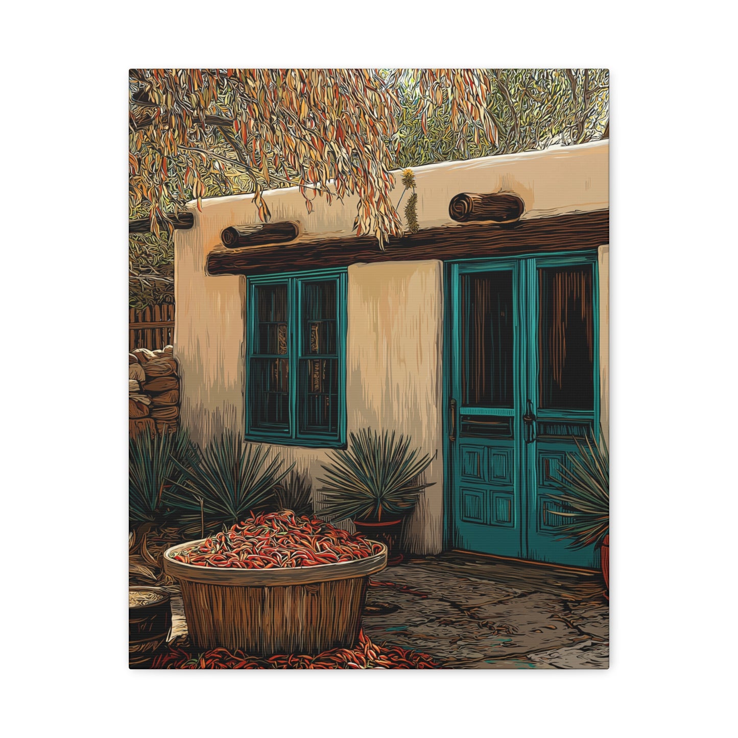 Canvas Print Rural NM Casa