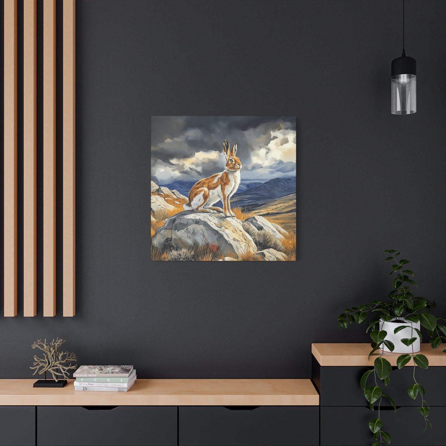 Majestic Mountain Hare Canvas Art - Wall Decor