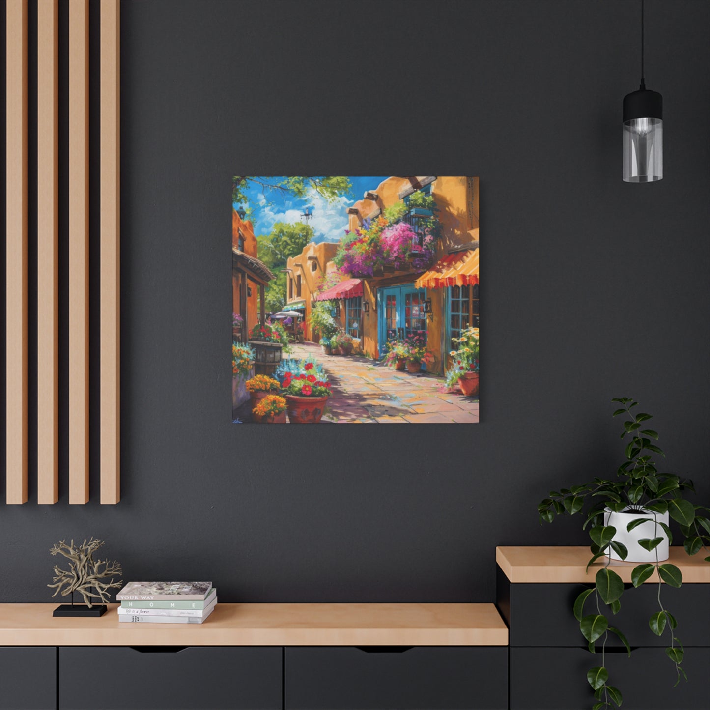 Canvas Print Santa Fe Street