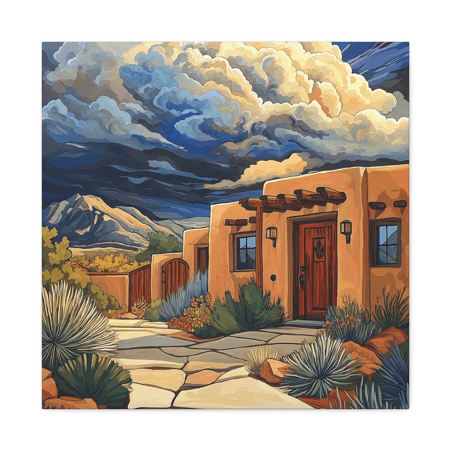 Southwestern Landscape Canvas Art - Stretched Wall Decor