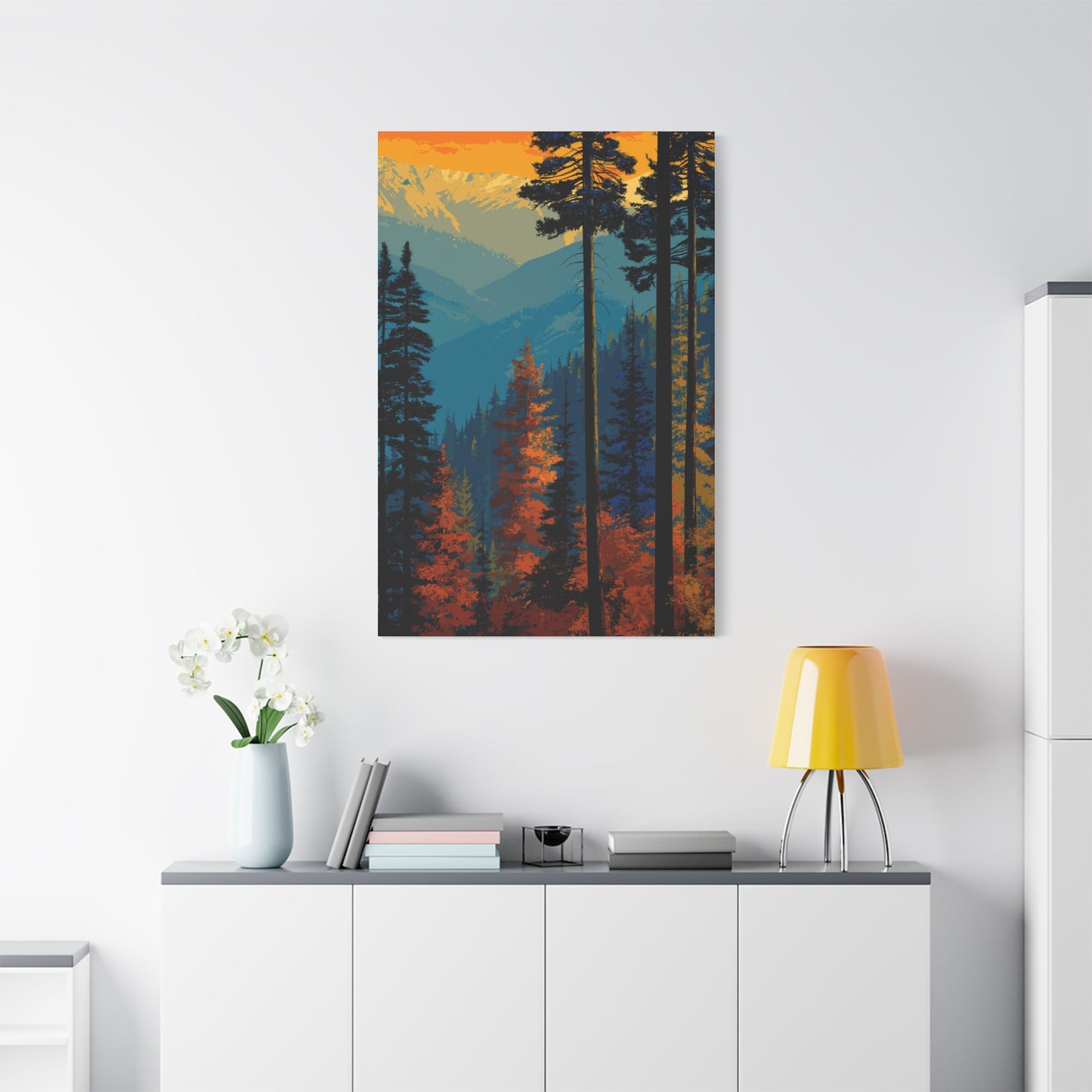 Canvas Print - Rocky Mountain Glorious Trees