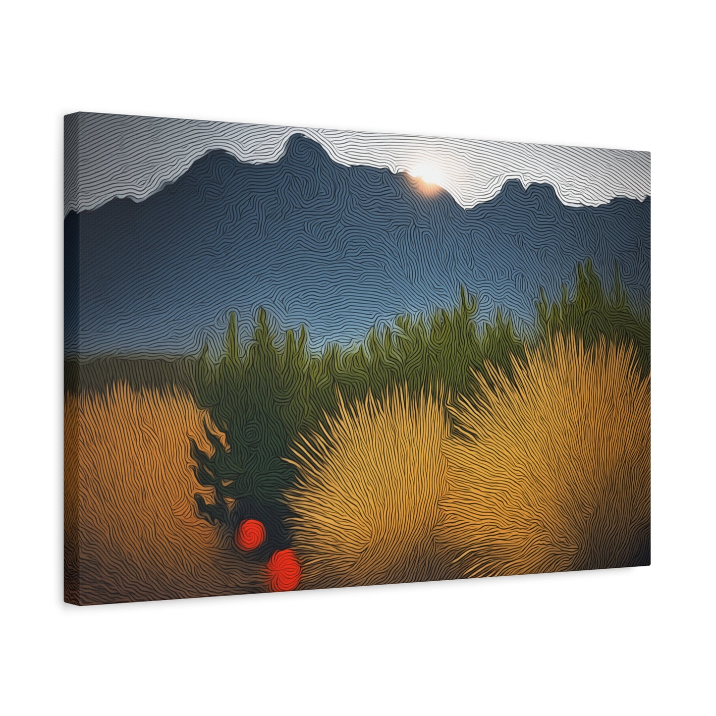 Canvas Wall Art - Organ Mountains New Mexico 1